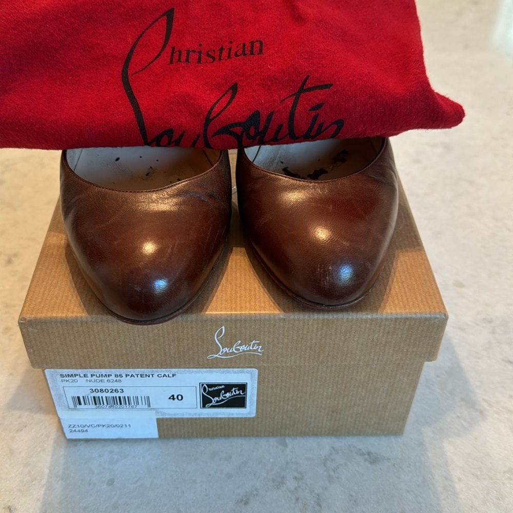 Christian Louboutin Simple Pump 85 Brown